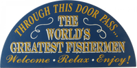 World's Greatest Fishermen Plaque