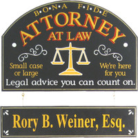 Attorney Gift Plaque | Lawyer Office Decor