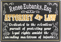 Attorney Gift Plaque | Lawyer Office Decor