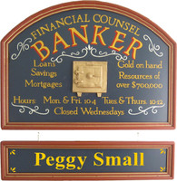 Banker Gift | Banker Sign | Banking Sign