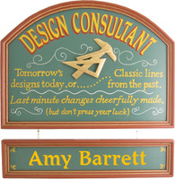 Design Consultant Sign | Designer Gift | Office Decor
