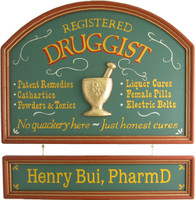 Pharmacist Sign | Druggist Sign | Pharmacist Gift