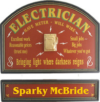 Electrician Gift | Electrician Sign | Electrician Plaque