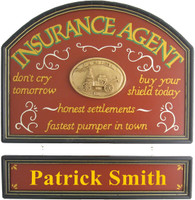 Insurance Agent Sign | Insurance Agent Plaque | Office Decor