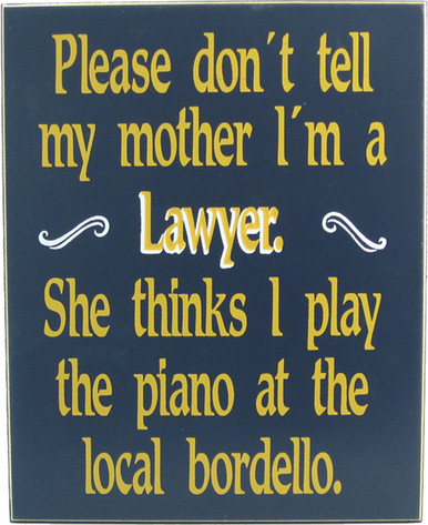 Lawyer Sign | Law Office Sign | Lawyer Gift