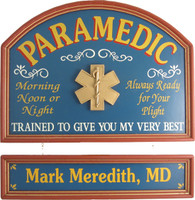 Paramedic Sign | Paramedic Plaque | Paramedic Gift