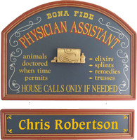 Physician Assistant Sign | Doctor Assistant Sign | Office Gift