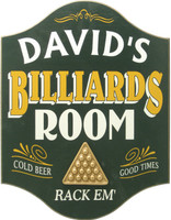 Billiard Room Sign | Personalized Billiards Sign | Game Room Decor