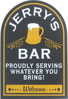 Custom Home Bar Sign