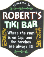 Tiki Bar Pub Sign | Home Bar Signs | Custom Wall Decor