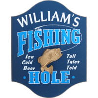Fishing Man Cave Sign | Fisherman Custom Sign