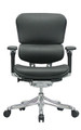 Ergohuman V2 Chair V200BLKL - Low Back with Black Frame and Black Leather