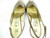 Vintage Bruno Magli Bronze Peep Toe Pump