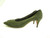 Vintage Olive Green Troylings Suede Pump