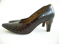 Vintage Shoe Troylings Alligator Pump