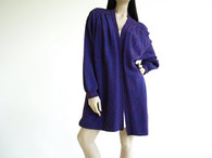 Vintage 1980s St. John  knits Purple Wrap Sweater