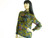 Vintage 1960s Graphic Print Ruffle Art Shirt