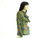 Vintage 1960s Graphic Print Ruffle Art Shirt