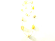 Vintage Maize Cube Modern Necklace at Borough Vintage.