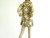 Vintage Cream/Beige Fur Checker Coat