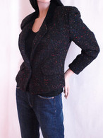 Vintage 1990's Multicolor Speckled Tweed Blazer