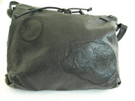 Vintage 1970's/1980's Carlos Falchi black python Slouch Purse