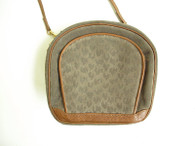 Vintage Susan Gail Taupe Leopard Suede Purse