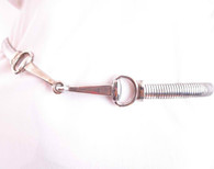 Vintage 1970/80 Silver Horse Bit Stretch Belt