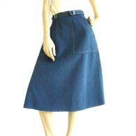 1970s Denim Skirt