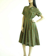 Vintage 1950's shirt dress at Borough Vintage