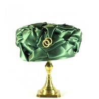 1960s Emerald Green Pill Box Hat