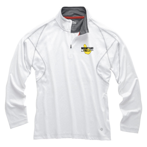 NEW! Mount Gay® Rum UV Tech Zip Pullover by Gill®