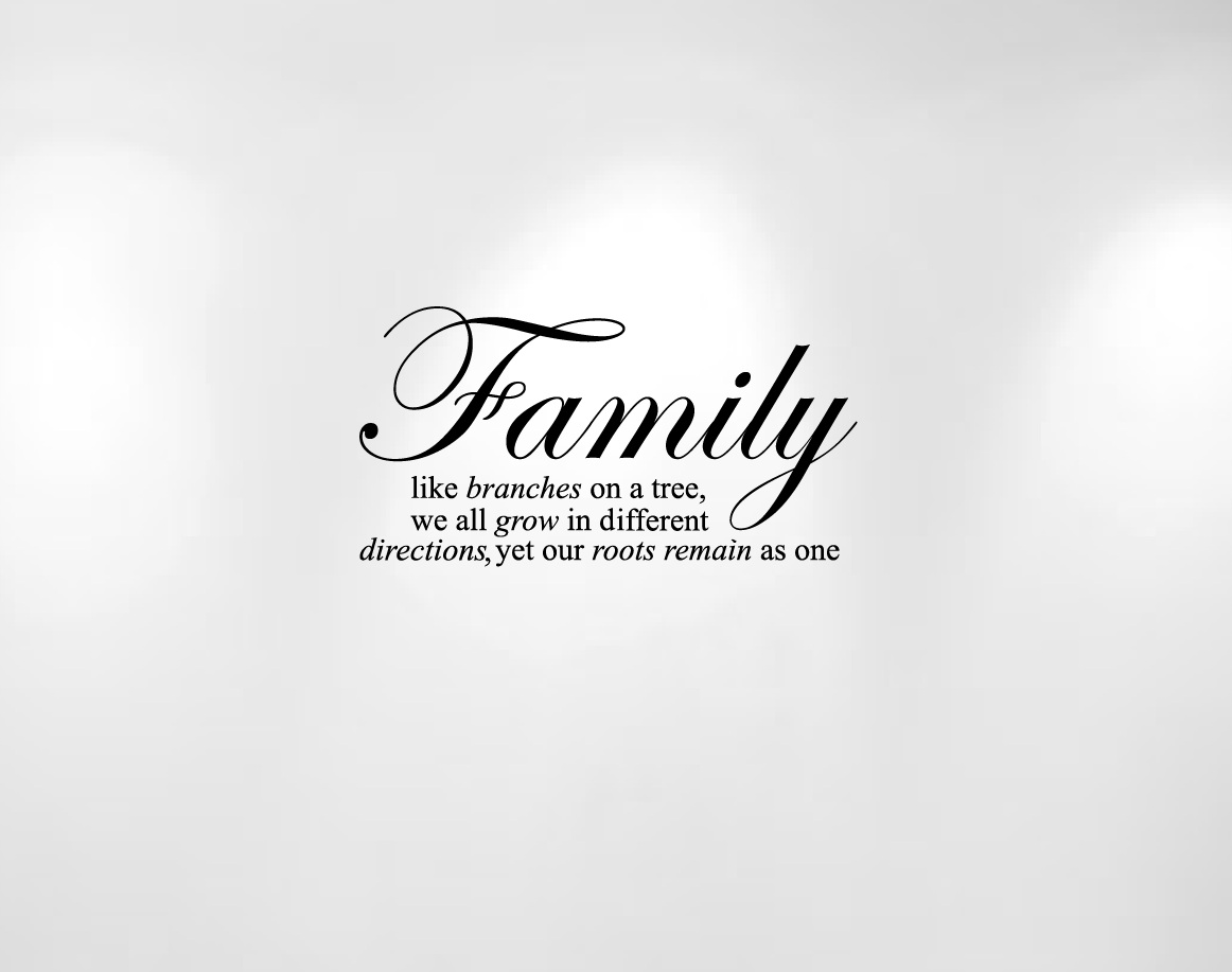 Family Tree Wall Decal Quote #1134 - InnovativeStencils