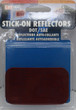 2" x 3.50" Stick-on Red Reflectors - Rectangle - RE7071