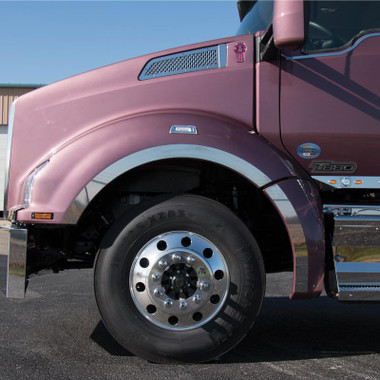 kenworth t880 fender trim hood roadworks parts kit