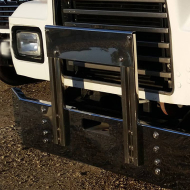 mack bumper chrome grill rd guard truck valley series bumpers parts accessories semi