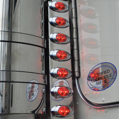 peterbilt air cleaner led rear bar light smoke lights