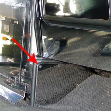 freightliner classic side trim panel fld dash kick interior parts roadworks passenger fl truck