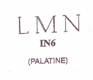 Modern Mono #IN6
Initials 1st to last, left to right, same size