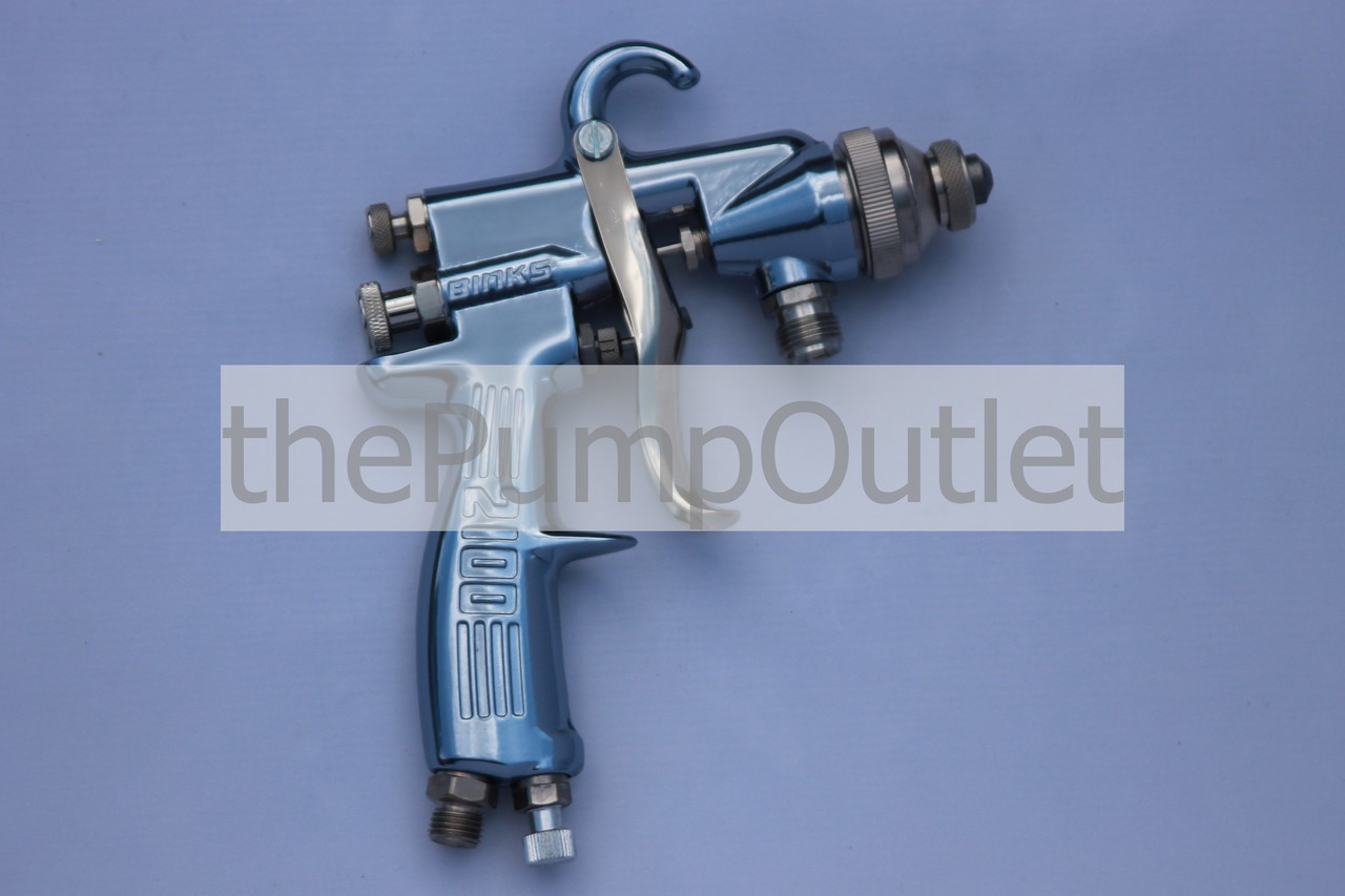 Binks 2100 Spray Gun 66SS 200 Air Cap 2101-4314-9 1.8mm Fluid Nozzle 200 Aircap