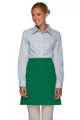 Kelly Green No Pocket Half Bistro Waist Apron