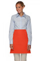Orange  No Pocket Half Bistro Waist Apron