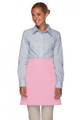 Pink  No Pocket Half Bistro Waist Apron