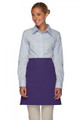 Purple  No Pocket Half Bistro Waist Apron