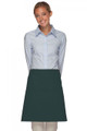 Hunter Green-Two Patch Pocket-Half Bistro Apron