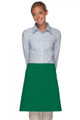Kelly Green-Two Patch Pocket-Half Bistro Apron