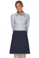 Navy Blue-Two Patch Pocket-Half Bistro Apron