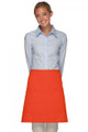Orange-Two Patch Pocket-Half Bistro Apron