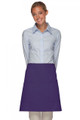 Purple-Two Patch Pocket-Half Bistro Apron