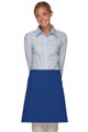 Royal Blue-Two Patch Pocket-Half Bistro Apron